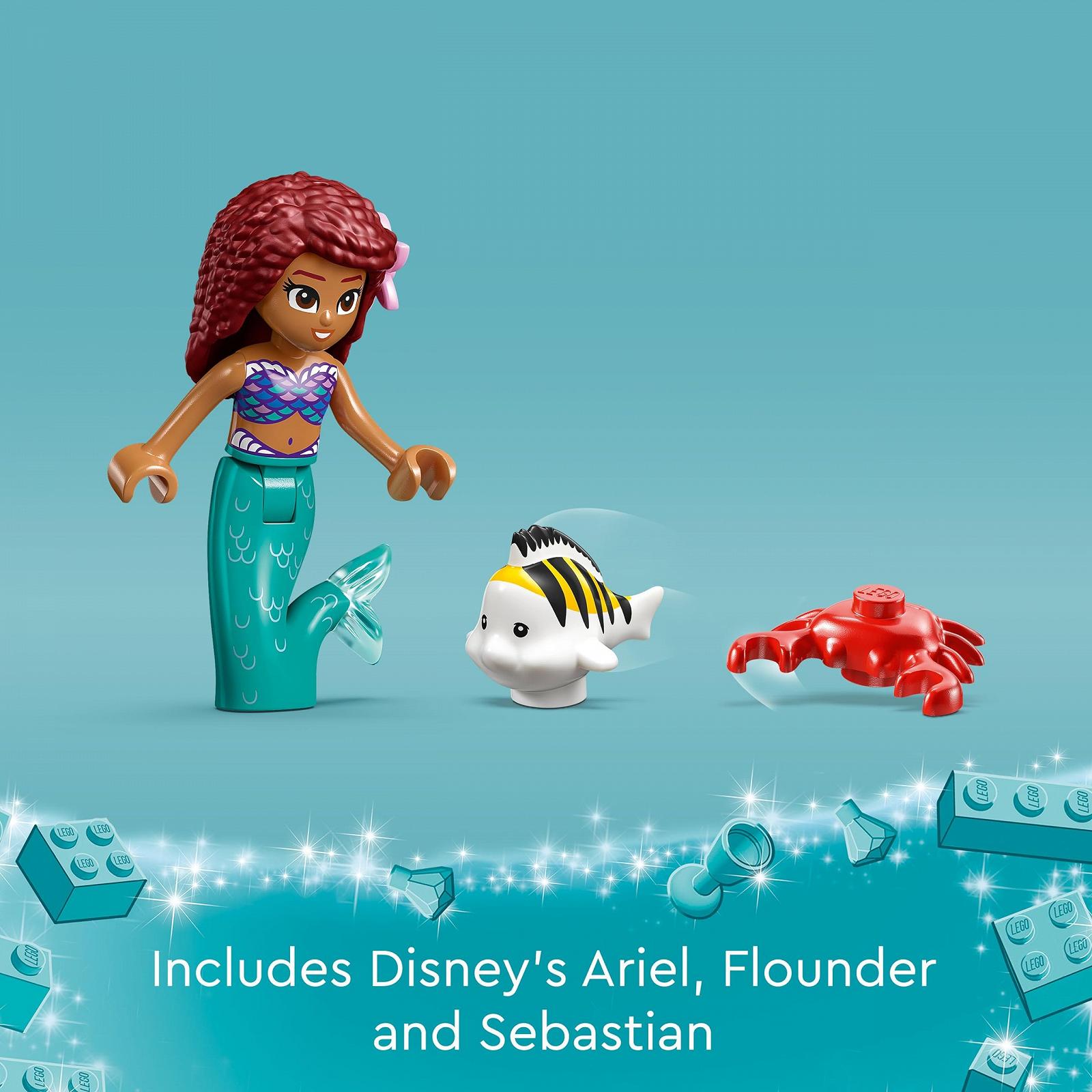 Конструктор Lego Disney Princess 43229 Ariel Treasure Chest 370 деталей, фото №6