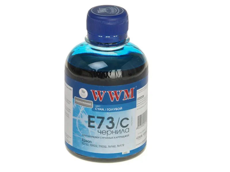 Чернила WWM EPSON CX3700/TX119/TX419 Cyan E73/C, фото №1