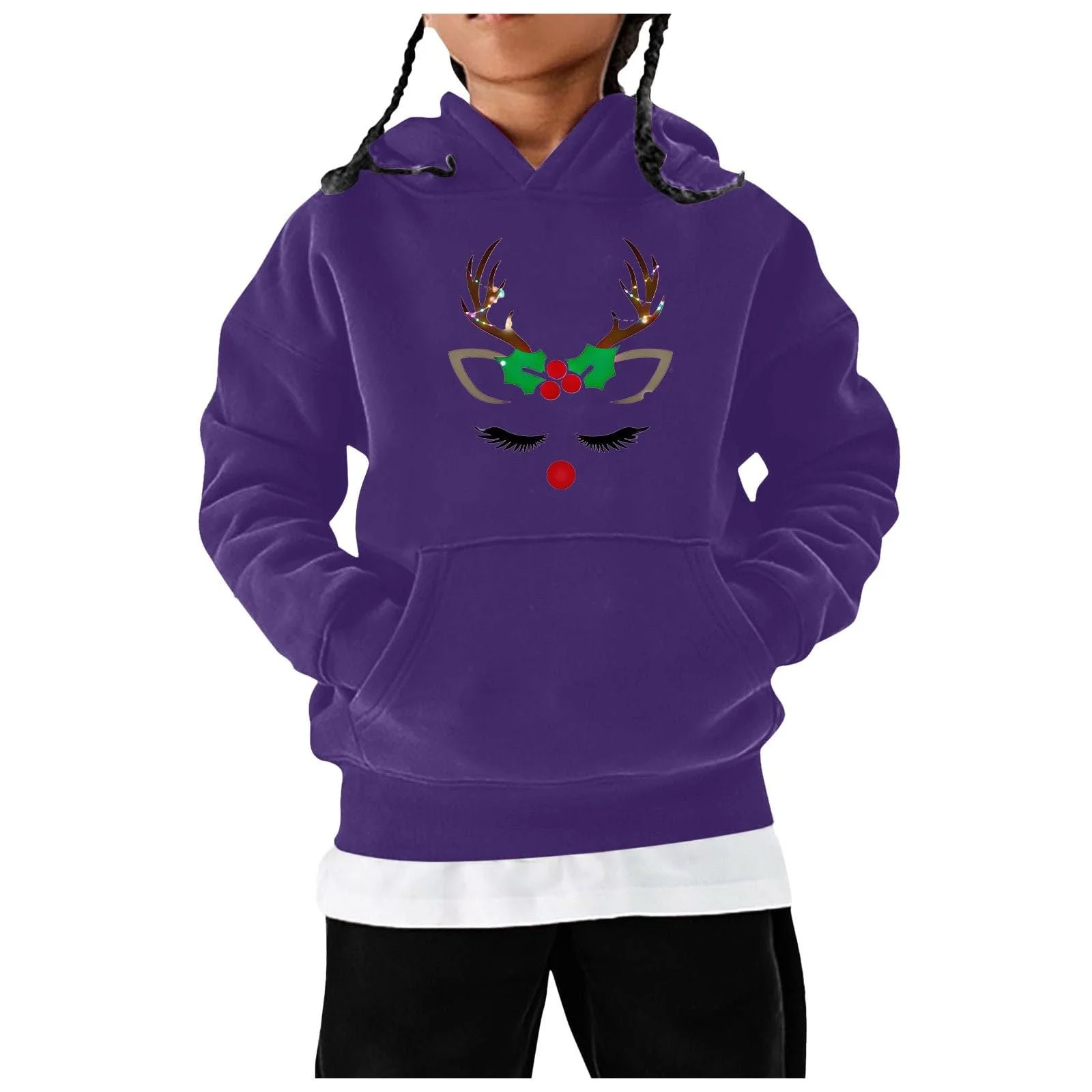 Світшот Різдвяний, дитяча толстовка з довгими рукавами та модним принтом, фото №1