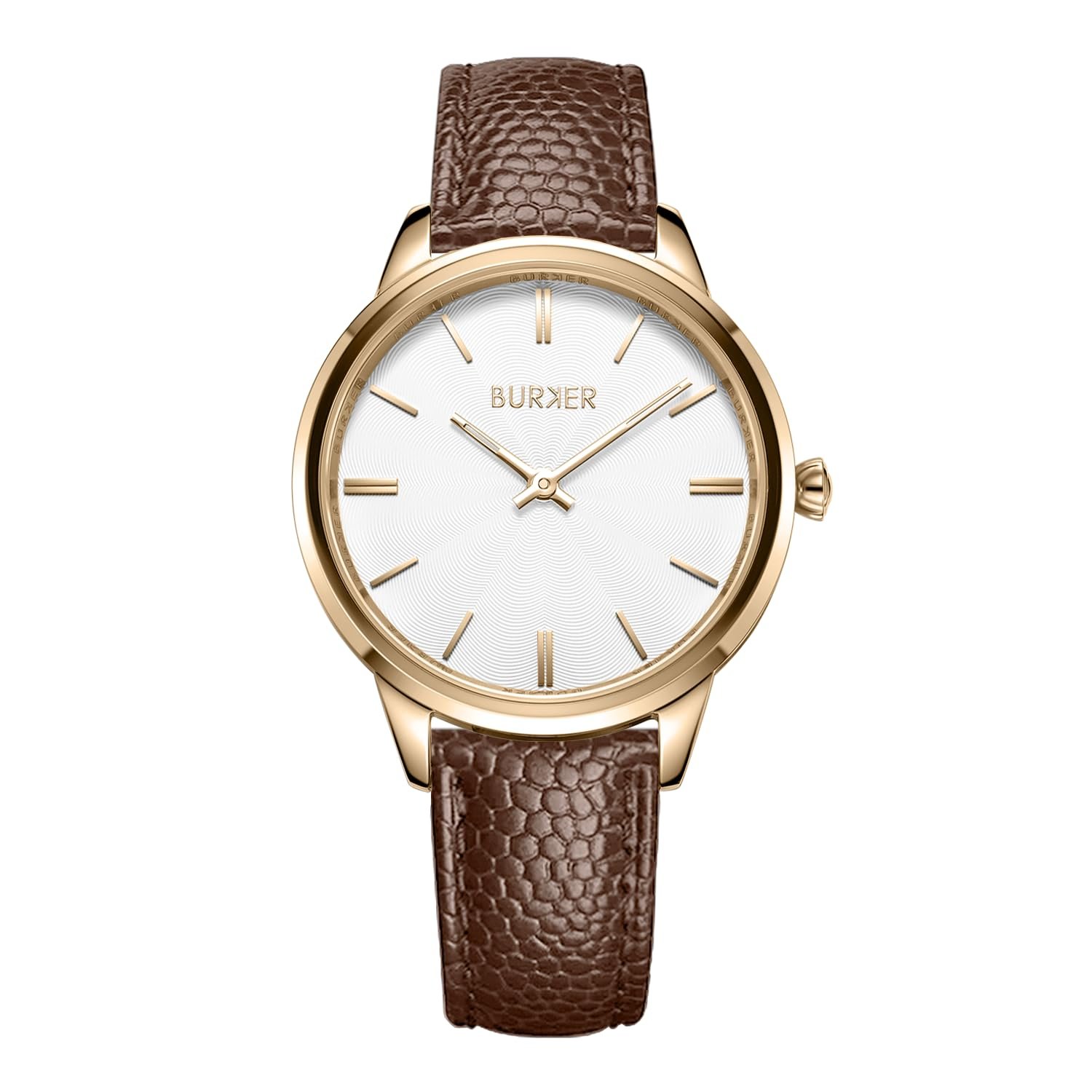 Женские часы BURKER Emily Кварцевые Аналоговые Водонепроницаемые 3 ATM 36 мм, фото №1