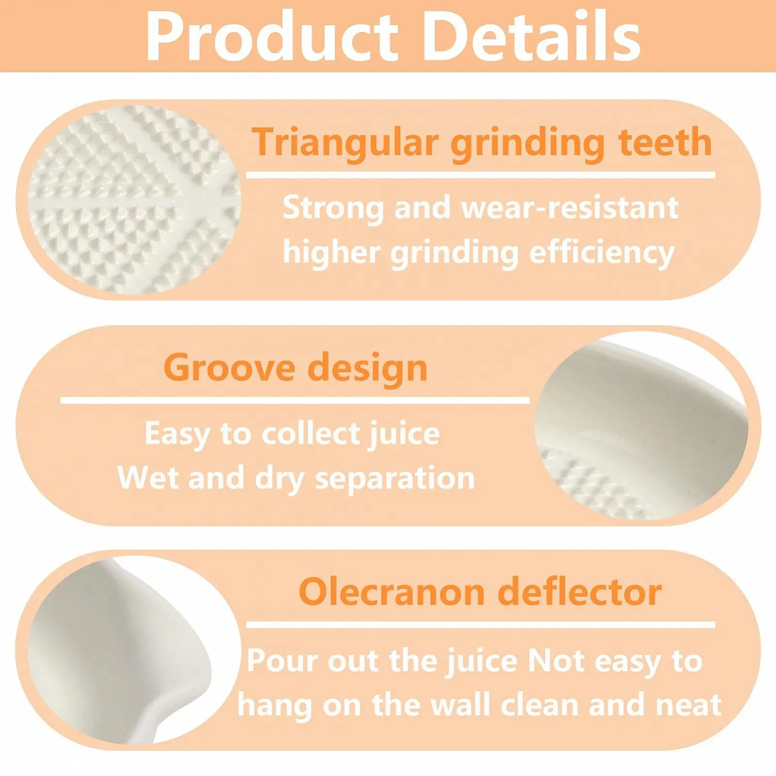 Терка Керамическая для чеснока со щеткой, фото №3