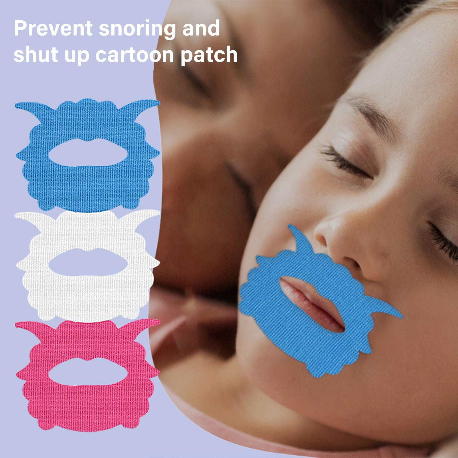 Набір наліпок від хропіння (10 шт.) Мультяшні Зручні для покращення сну для жінок і чоловіків, фото №8 Набір наліпок від хропіння (10 шт.) Мультяшні Зручні для покращення сну для жінок і чоловіків, фото №8