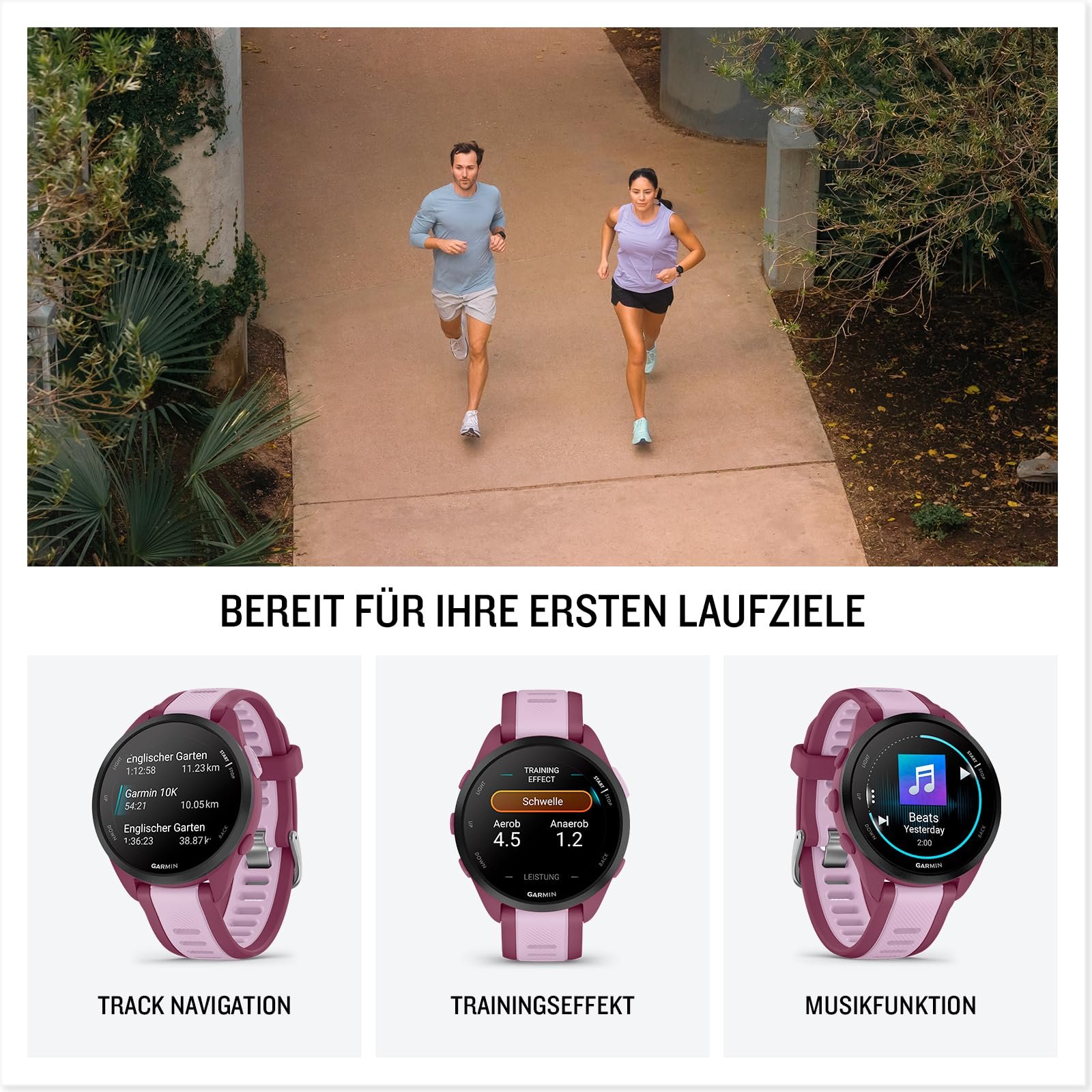 Смарт-часы Garmin Forerunner 165 Music GPS Легкие, фото №4