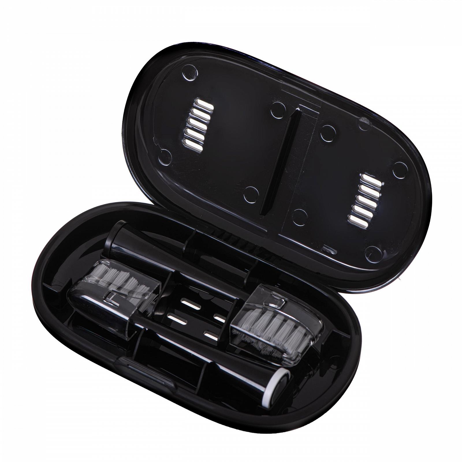 Іригатор та звукова зубна щітка 2-в-1 ADLER Чорний, фото №8