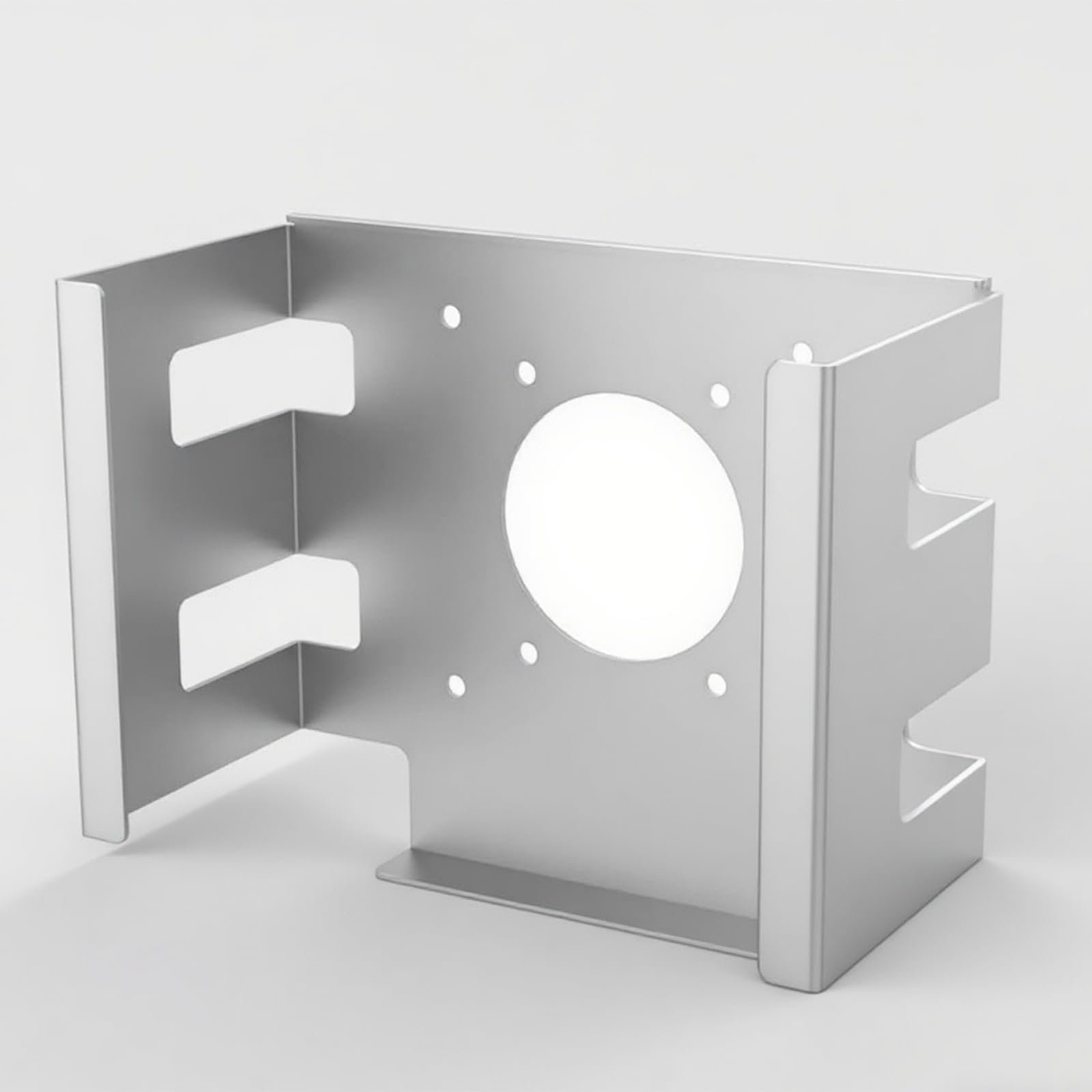 Вертикальный держатель под стол для ноутбука, компактный, расширенная конструкция охлаждения, прочная стальная конструкция, простое крепление под стол, фото №3 Вертикальный держатель под стол для ноутбука, компактный, расширенная конструкция охлаждения, прочная стальная конструкция, простое крепление под стол, фото №3