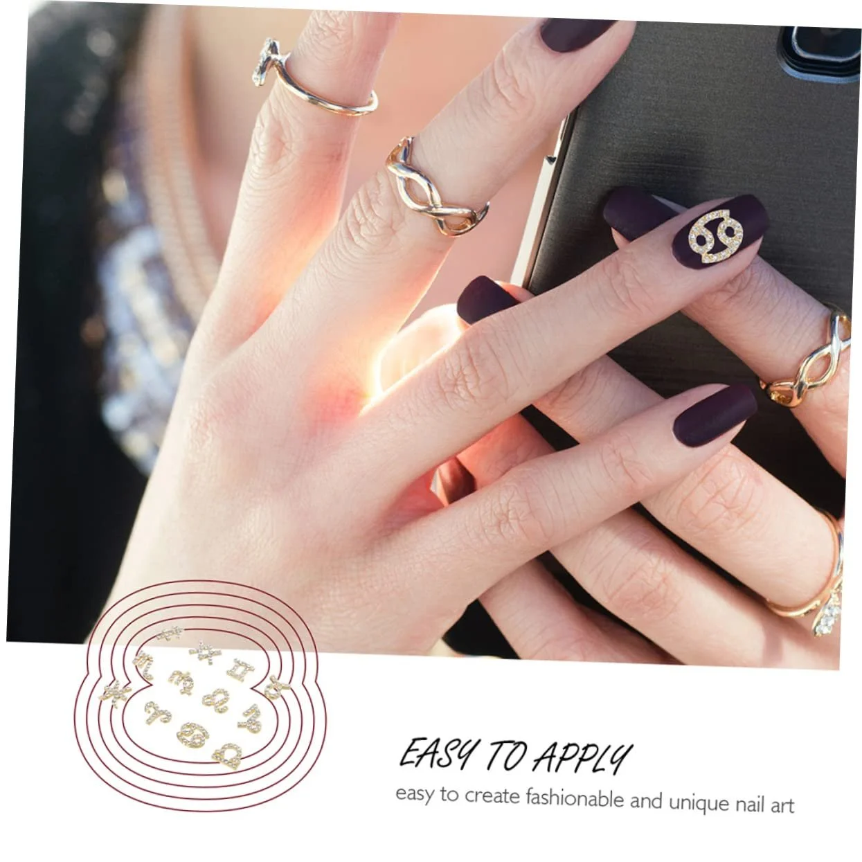 Набор для ногтей 48 шт. Знаки Зодиака, фото №9