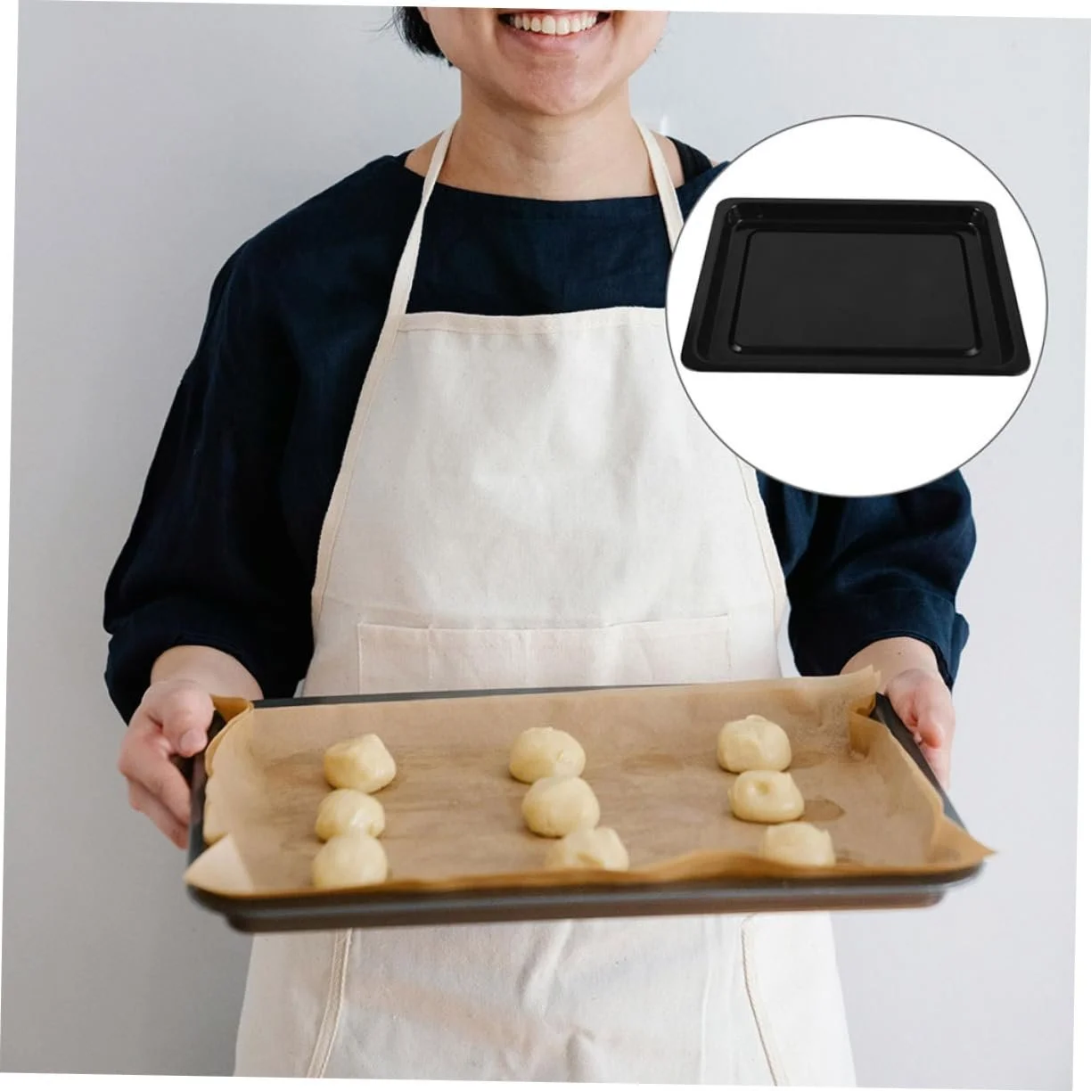 Деко для запікання BESTYASH емальоване прямокутне 34 x 26 x 2.5 см, фото №4 Деко для запікання BESTYASH емальоване прямокутне 34 x 26 x 2.5 см, фото №4