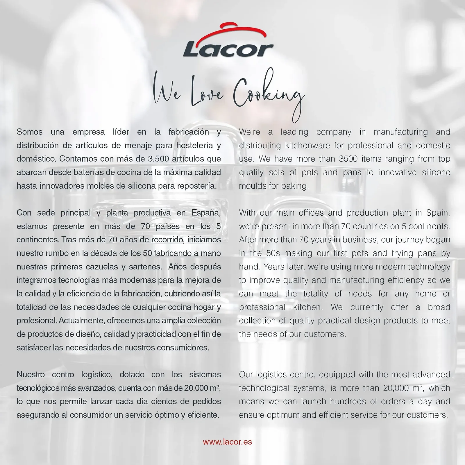 Каструля з кришкою Lacor CHEF LUXE 54040 40 см, фото №7 Каструля з кришкою Lacor CHEF LUXE 54040 40 см, фото №7