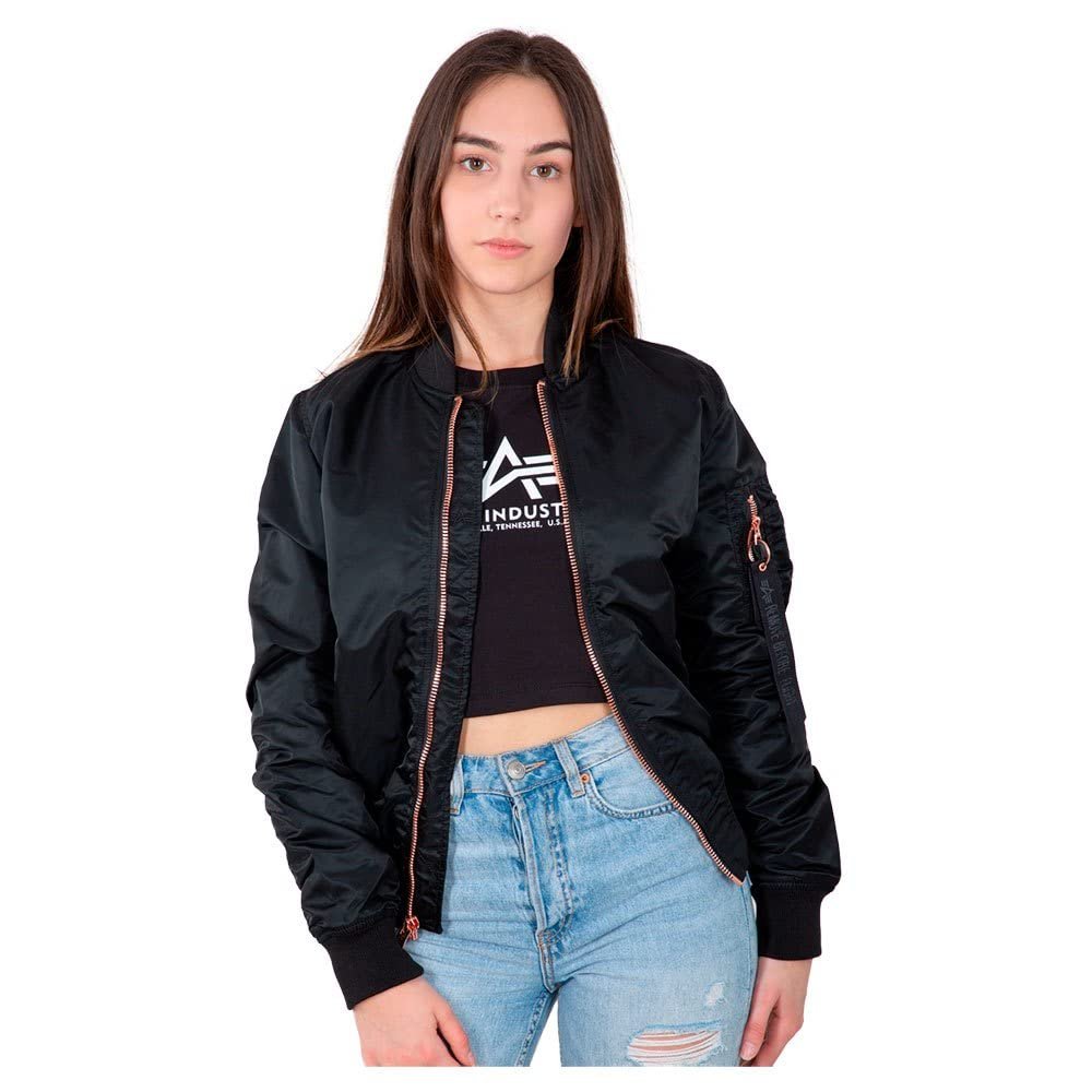 Жіноча куртка-бомбер ALPHA INDUSTRIES, фото №1