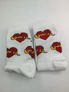 Жіночі молодіжні шкарпетки високі демісезонні білі 36-39 розмір - Фото 1