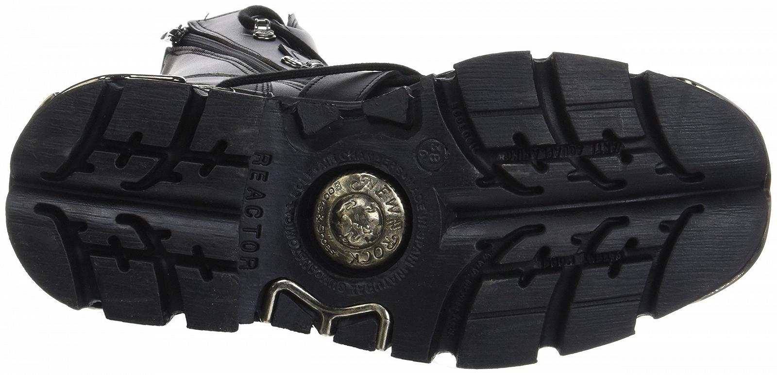 черевики New Rock M 373 S7 на шнурівці чорні, фото №4 черевики New Rock M 373 S7 на шнурівці чорні, фото №4