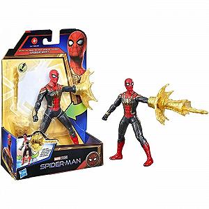 Фігурка Людина-павук Marvel Deluxe Web Spin, іграшка для атаки зброєю, стисніть ноги, 4+, 15 см synthetic.ua - Фото 1