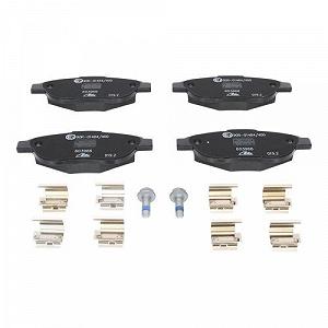 Комплект гальмівних колодок дискових ATE 13.0460-3966.2 для CITROËN PEUGEOT synthetic.ua - Фото 1