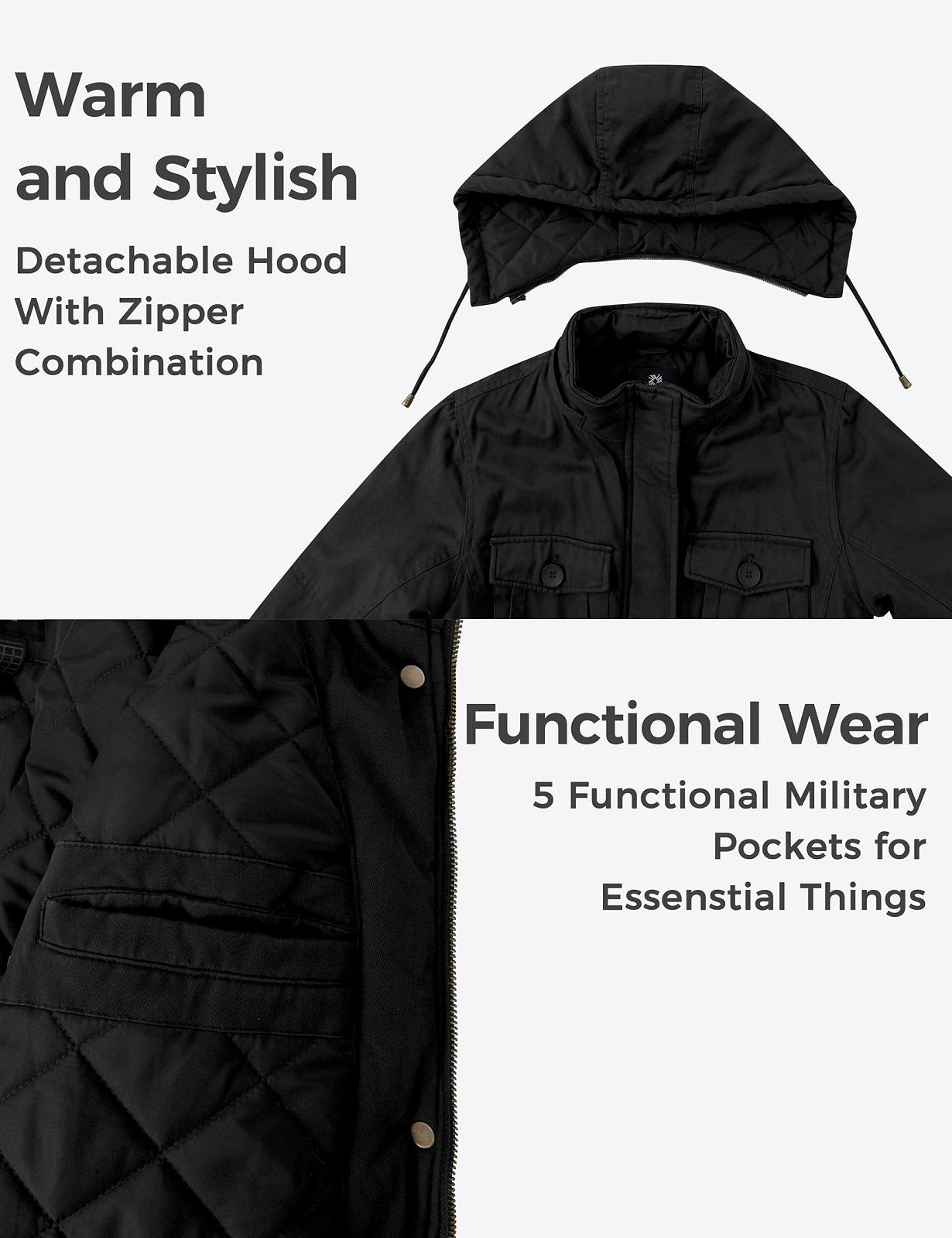 Куртка Wantdo Классическая Хлопковая Женская Теплая Флисовая, фото №5