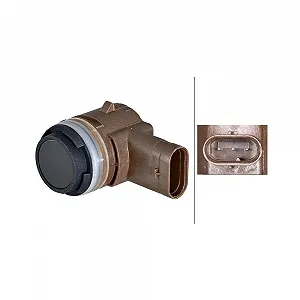 Датчик парковки HELLA 6PX 358 270-401 для MERCEDES-BENZ, наружный, двухсторонний - Фото 1