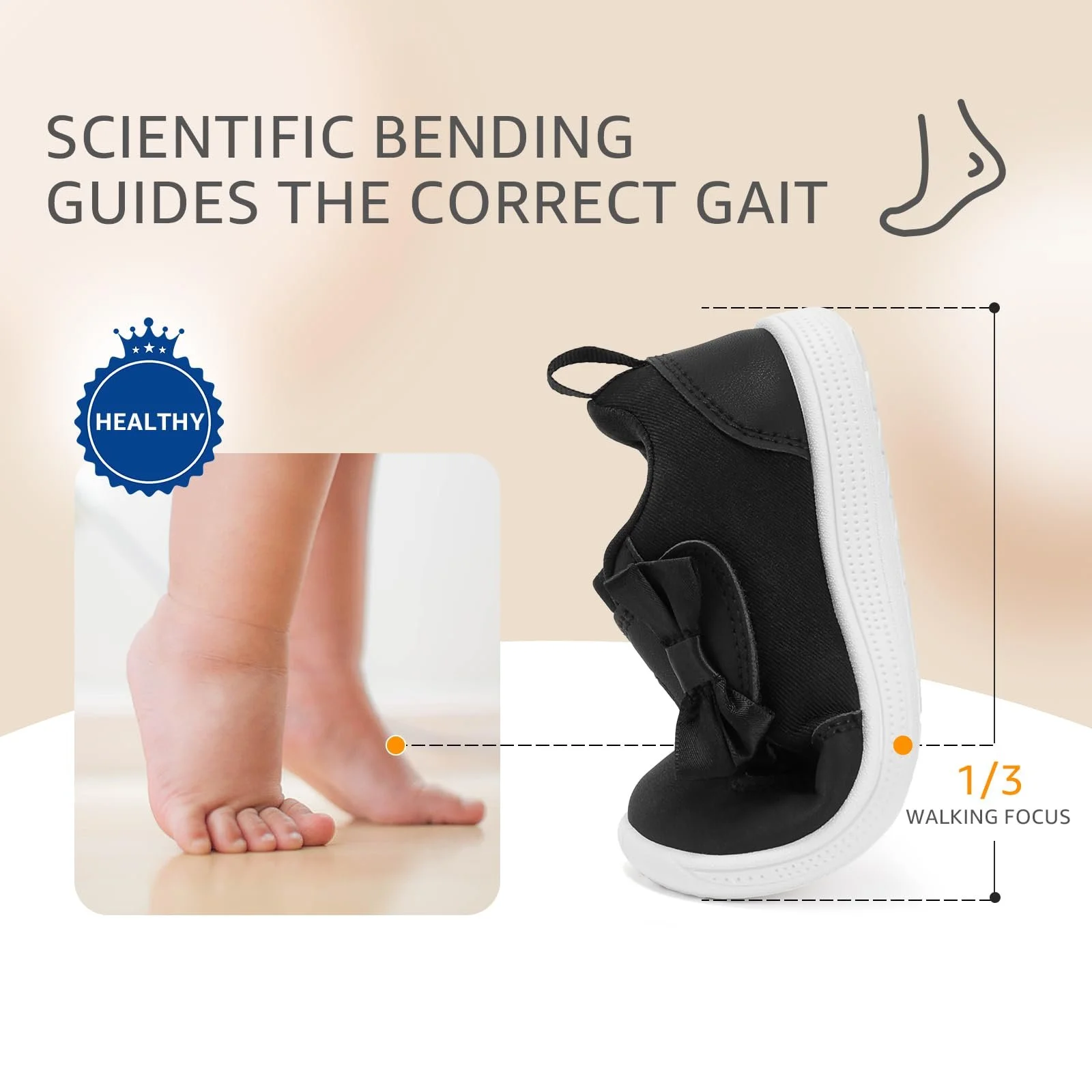 Кросівки для босоніж Дитяче з широким носком Легке, фото №7