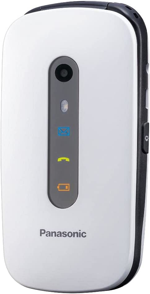 Телефон 2.4" Panasonic KX-TU456 / 32Mb / 1-SIM / Bluetooth 3.0 / FM / Ударостійкий MIL-STD-810G / SD-слот / Камера 0.3Мп / 1000мАг / Ліхтарик / Кнопка підтримки / Великі клавіші / Білий, фото №3