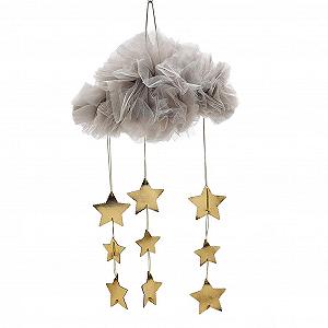 Підвісна прикраса Tubayia Cloud Star Baby Bed Mobile Nursery Photo Props - Фото 1