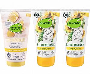 Набір для догляду за руками alverde Natural Cosmetics: Флюїд для рук Lemon Dream + Крем для рук Bee Happiness, 2 x 75 мл - Фото 1