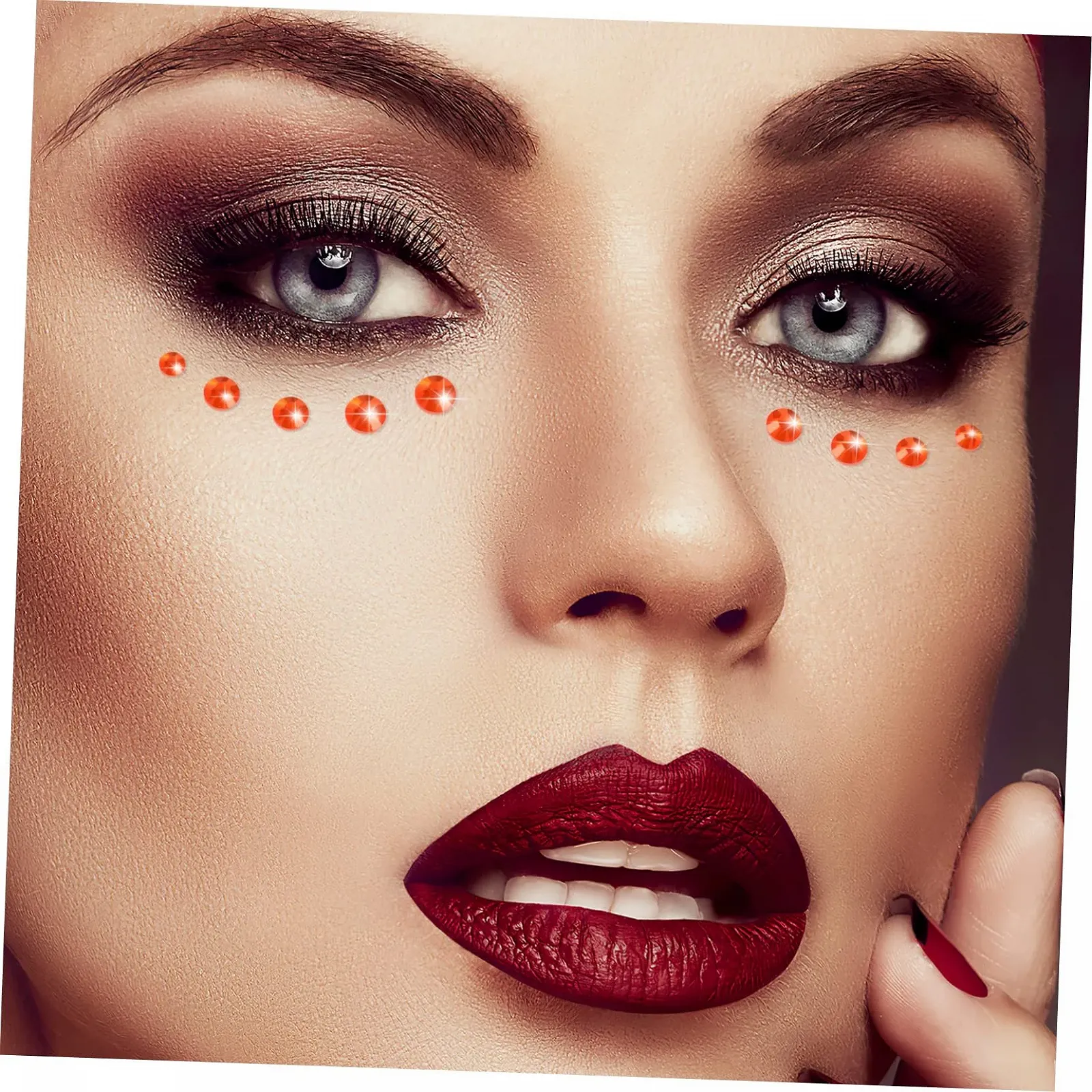 Наклейки зі стразами VILLCASE 2 аркуші Самоклеючі з кришталевими дорогоцінними каменями, фото №6