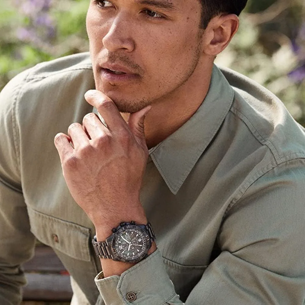 Мужские аналоговые часы Citizen Solar AT8227-56X с ремешком из нержавеющей стали, фото №6