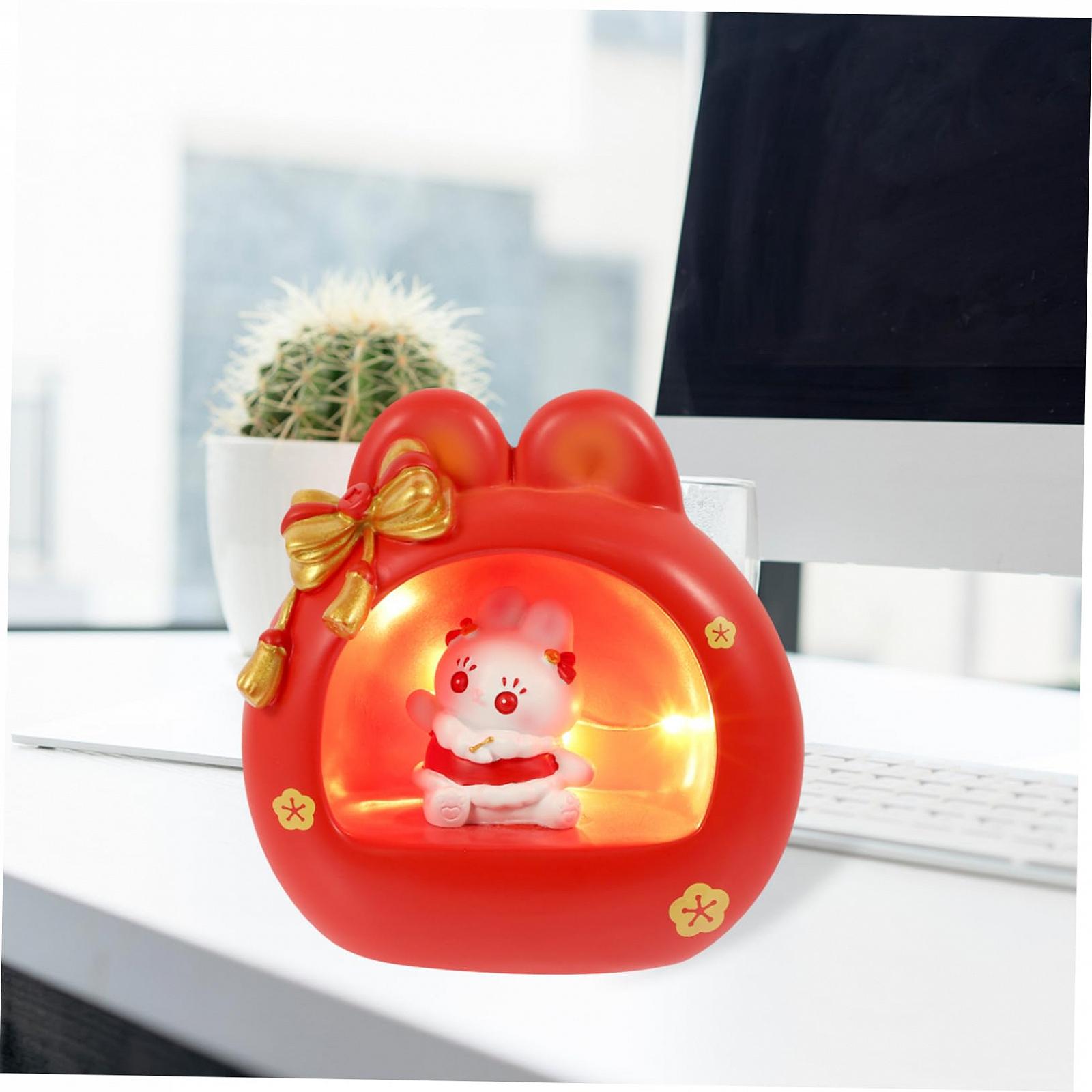 Світильник ABOOFAN Luminous Resin Gifts Room Year Night Light Кавайний дитячий лампа, фото №2