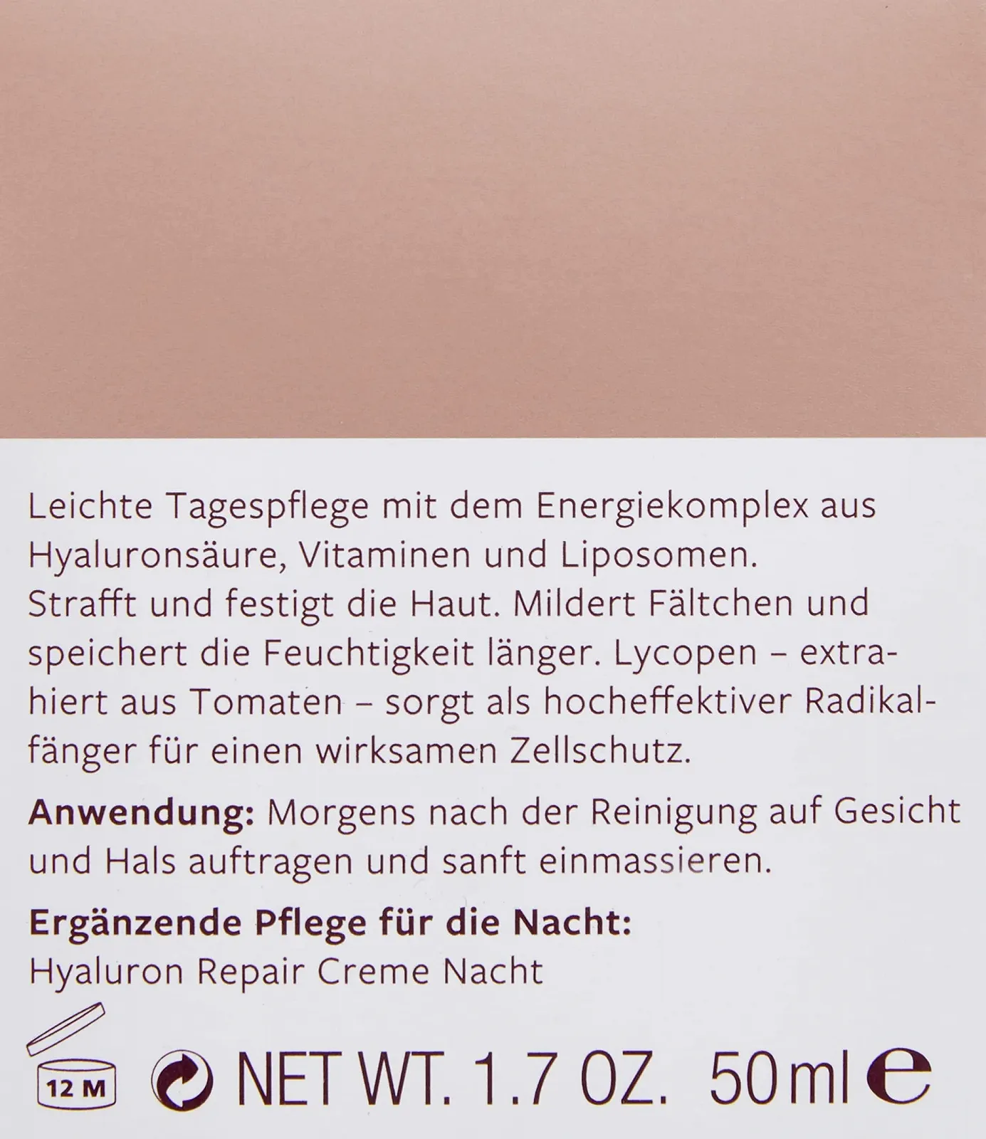 Крем для обличчя Hildegard Braukmann Exquisit Hyaluronic Energy Cream 50 мл, фото №6