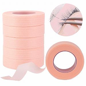 Клейка стрічка MWOOT для нарощування вій Eyelash Extension Tape Micropore Medical Eyelash Tape 9 м Рожева - Фото 1