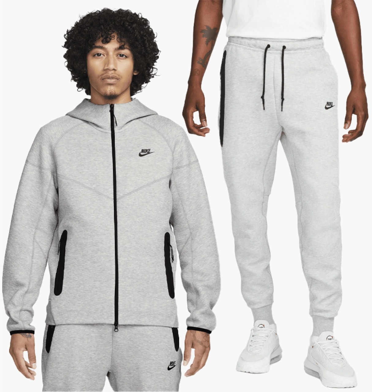 Спортивний костюм Nike Tch Flc Fz Wr Grey  S, фото №1