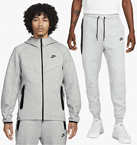 Спортивний костюм Nike Tch Flc Fz Wr Grey  S - Фото 1