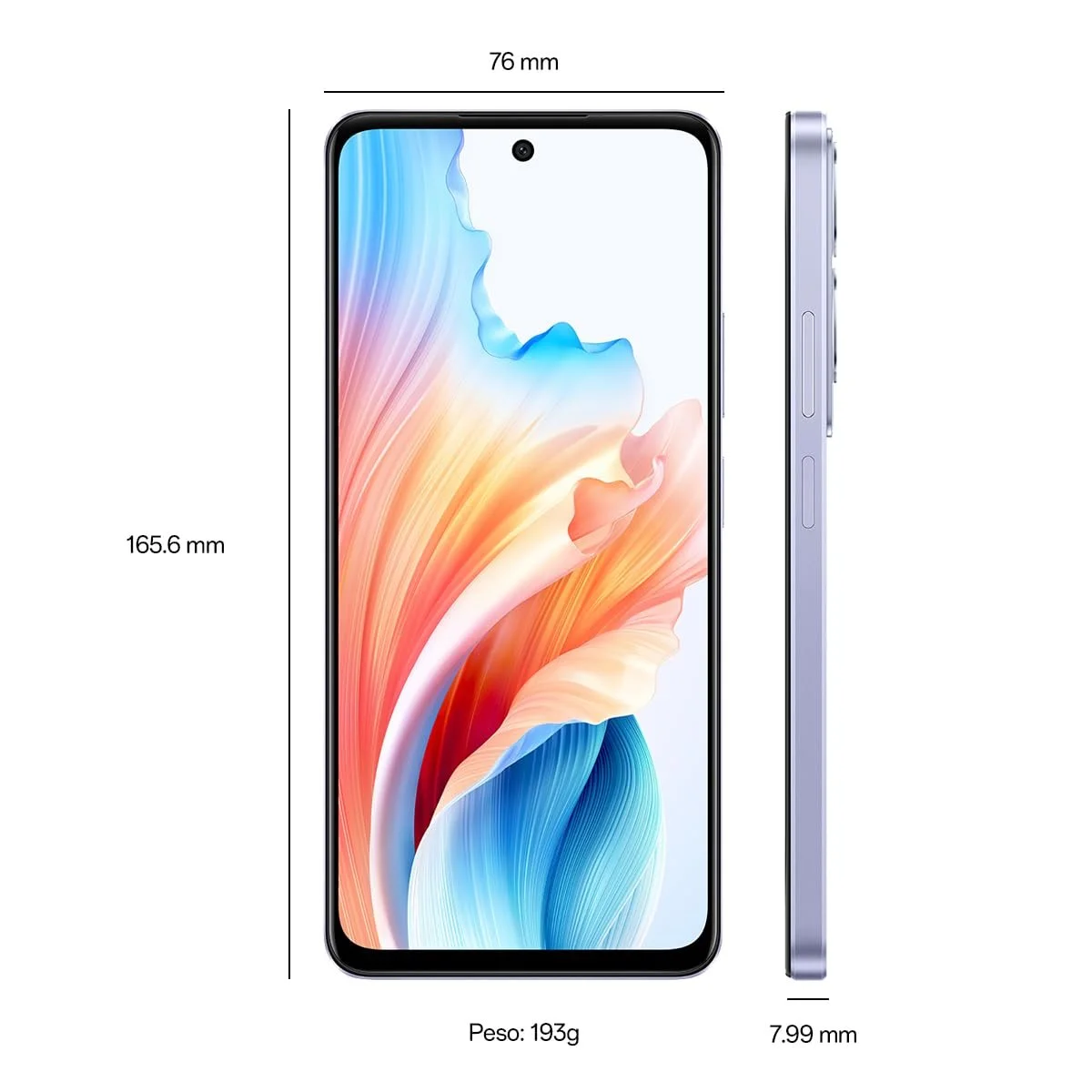 Смартфон oppo A79 5G 8/256 ГБ Dual SIM Mystery Black, фото №3