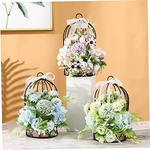 Настінна полиця VICASKY У формі пташиної клітки Метал synthetic.ua - Фото 1