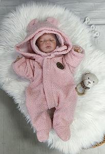 Конверт для новонародженого та людина демісезон Тедді пудра (А00063) synthetic.ua - Фото 1