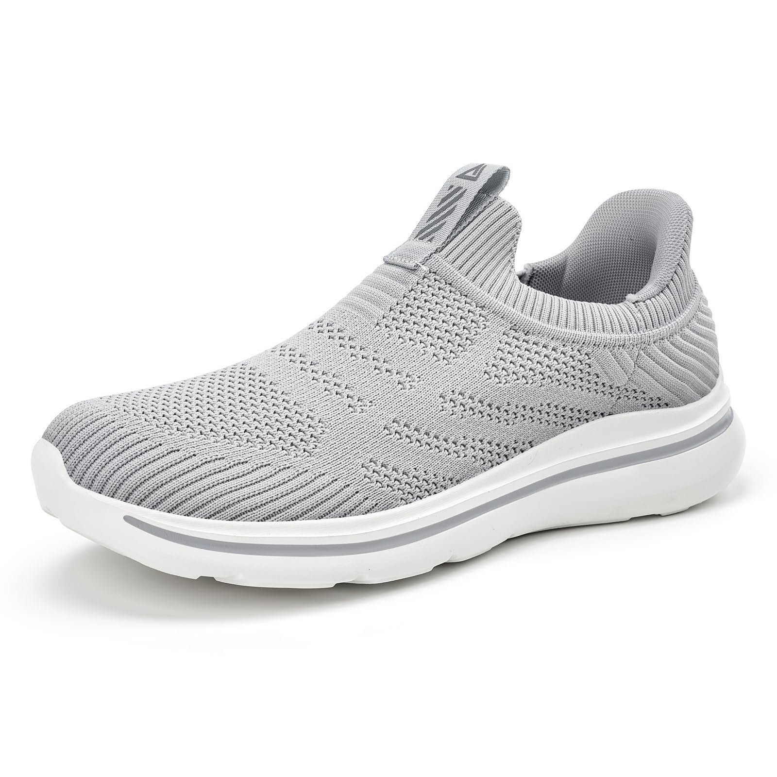 Кроссовки ODCKOI Без рук Легкие дышащие слипоны Удобные повседневные сетчатые туфли без шнурков Спортивная обувь, фото №2