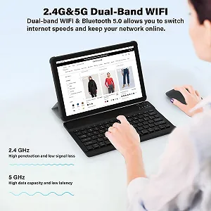 Планшет 10.1" MIXLURE Y121 8+12/128Gb 8 ядер Android 13 8000 mAh Чорний synthetic.ua - Фото 1