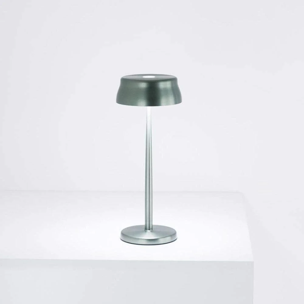 Настільна лампа Zafferano Sister Light акумуляторна бездротова 32,8 см золотий анодований, фото №2