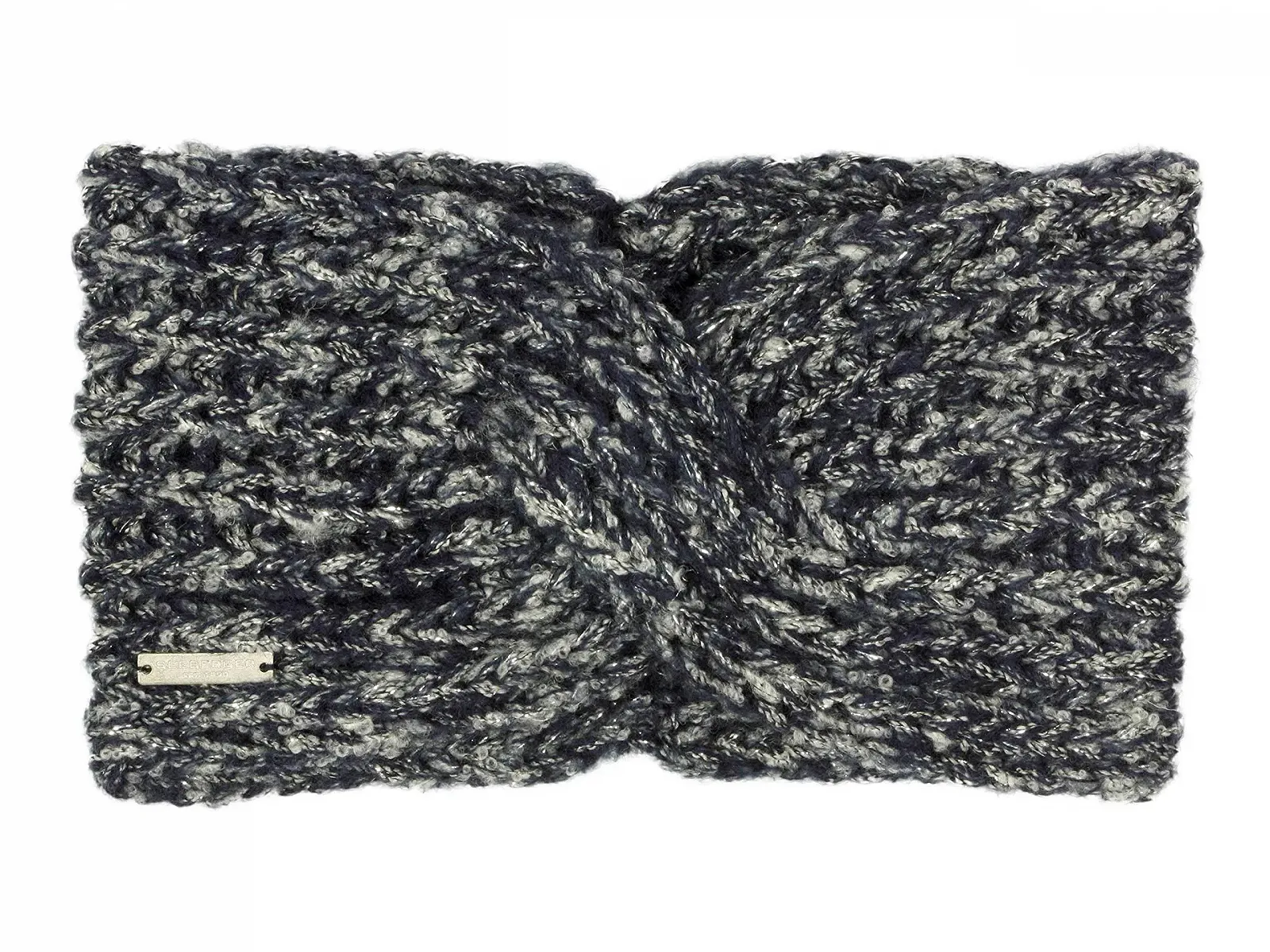 Пов'язка на голову Seeberger Багатокольорова з люрексом, Темно-синій (60), фото №1