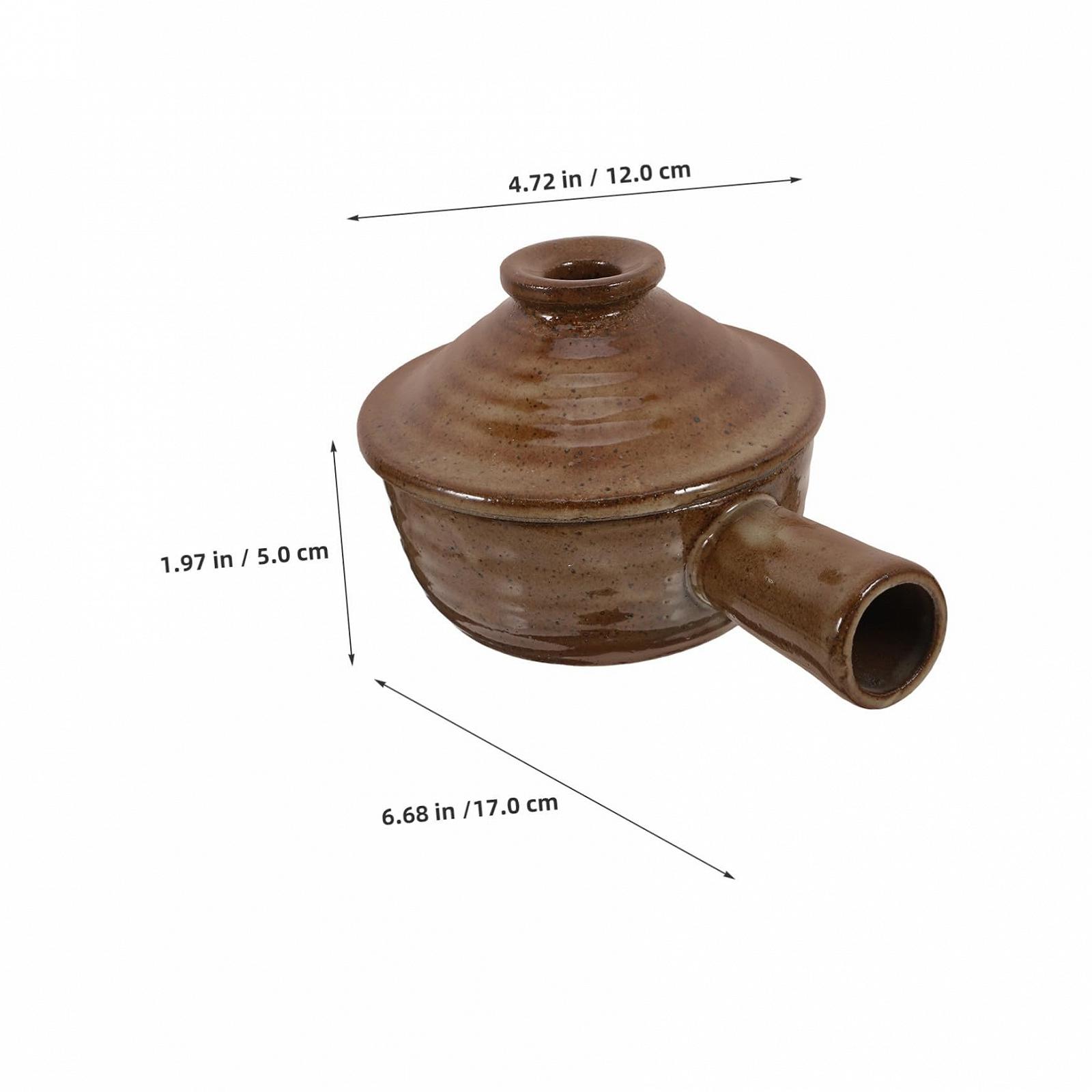 Набір керамічних горщиків SOLUSTRE з кришкою термостійких 2 шт., фото №9