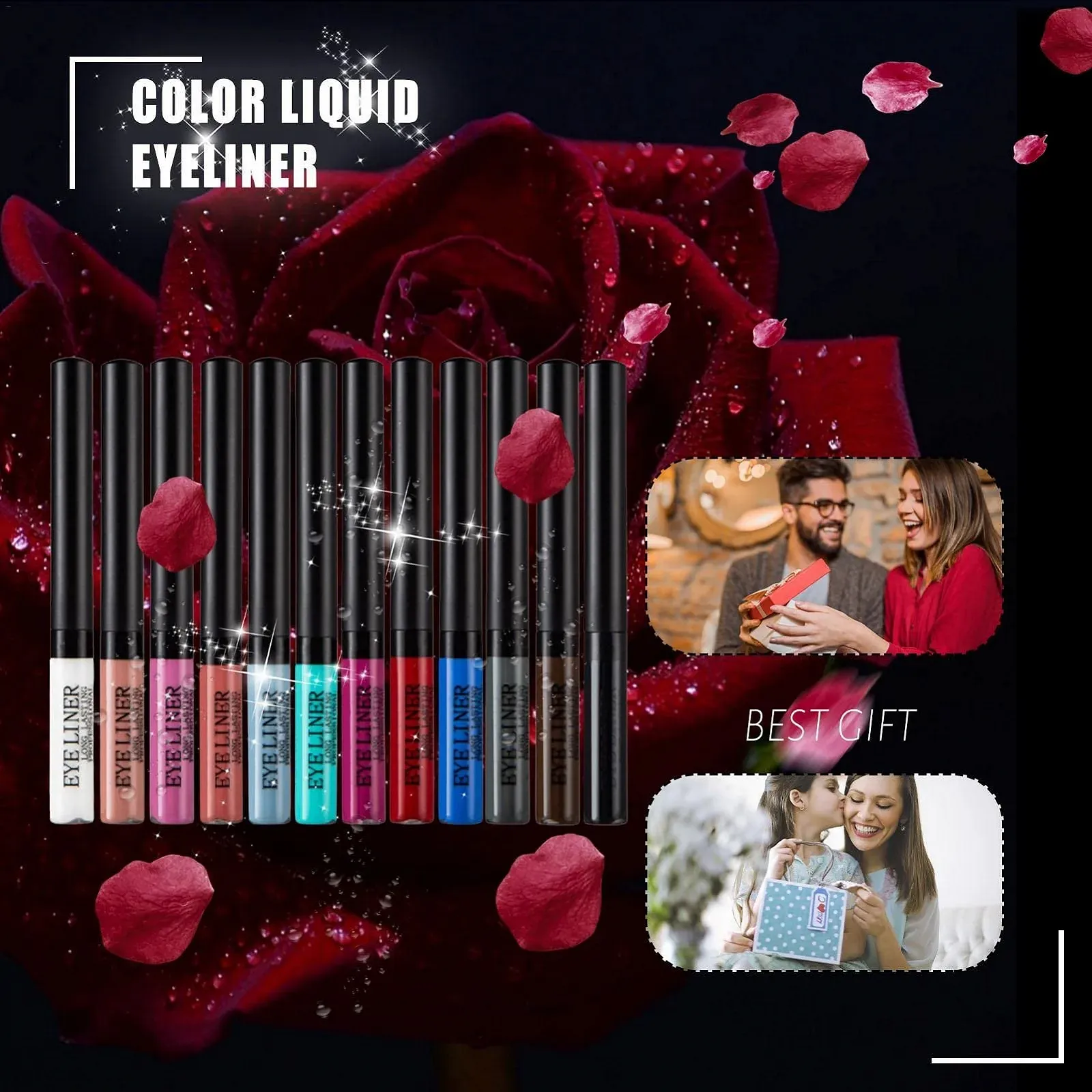 Подводка для глаз Водостойкая Матовая Жидкая, фото №4