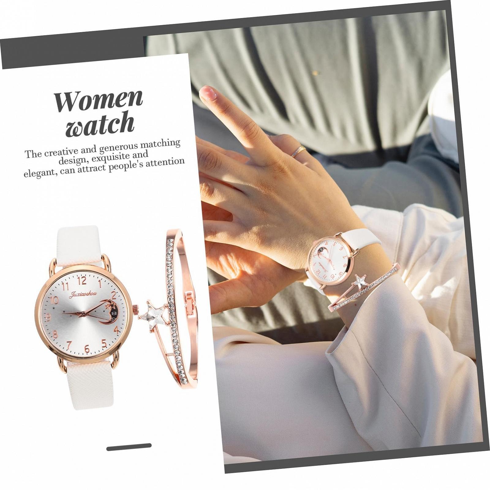 Женские часы Healvian Мотив луны и звезды, фото №4 Женские часы Healvian Мотив луны и звезды, фото №4