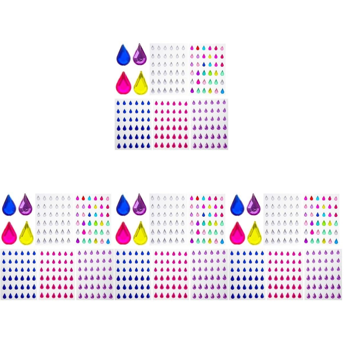 Стразы для ногтей FRCOLOR 20 листов, фото №1