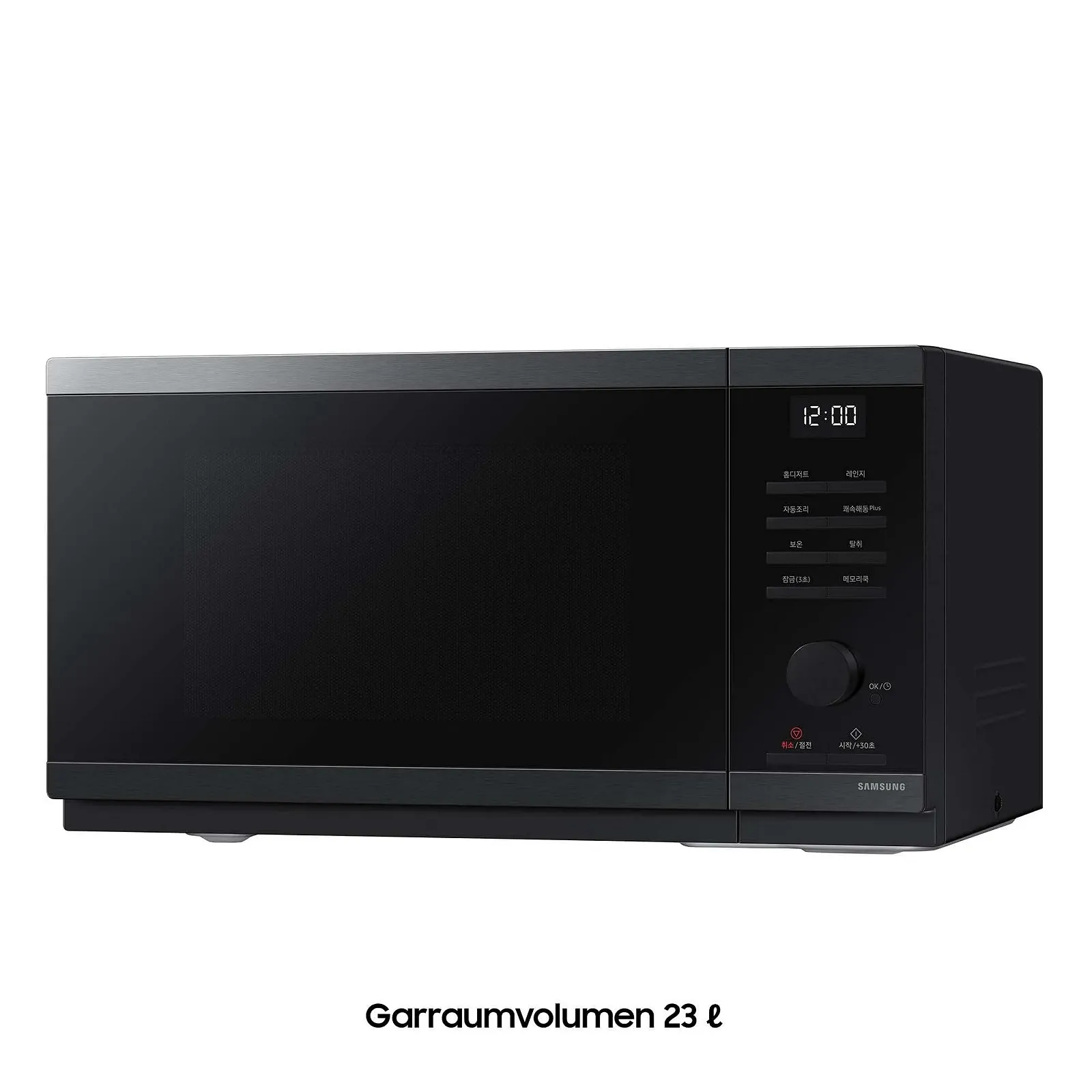 Микроволновая печь Solo Samsung MS23DG4504AGE1 23 л 800 Вт Черная нержавеющая сталь, фото №3 Микроволновая печь Solo Samsung MS23DG4504AGE1 23 л 800 Вт Черная нержавеющая сталь, фото №3