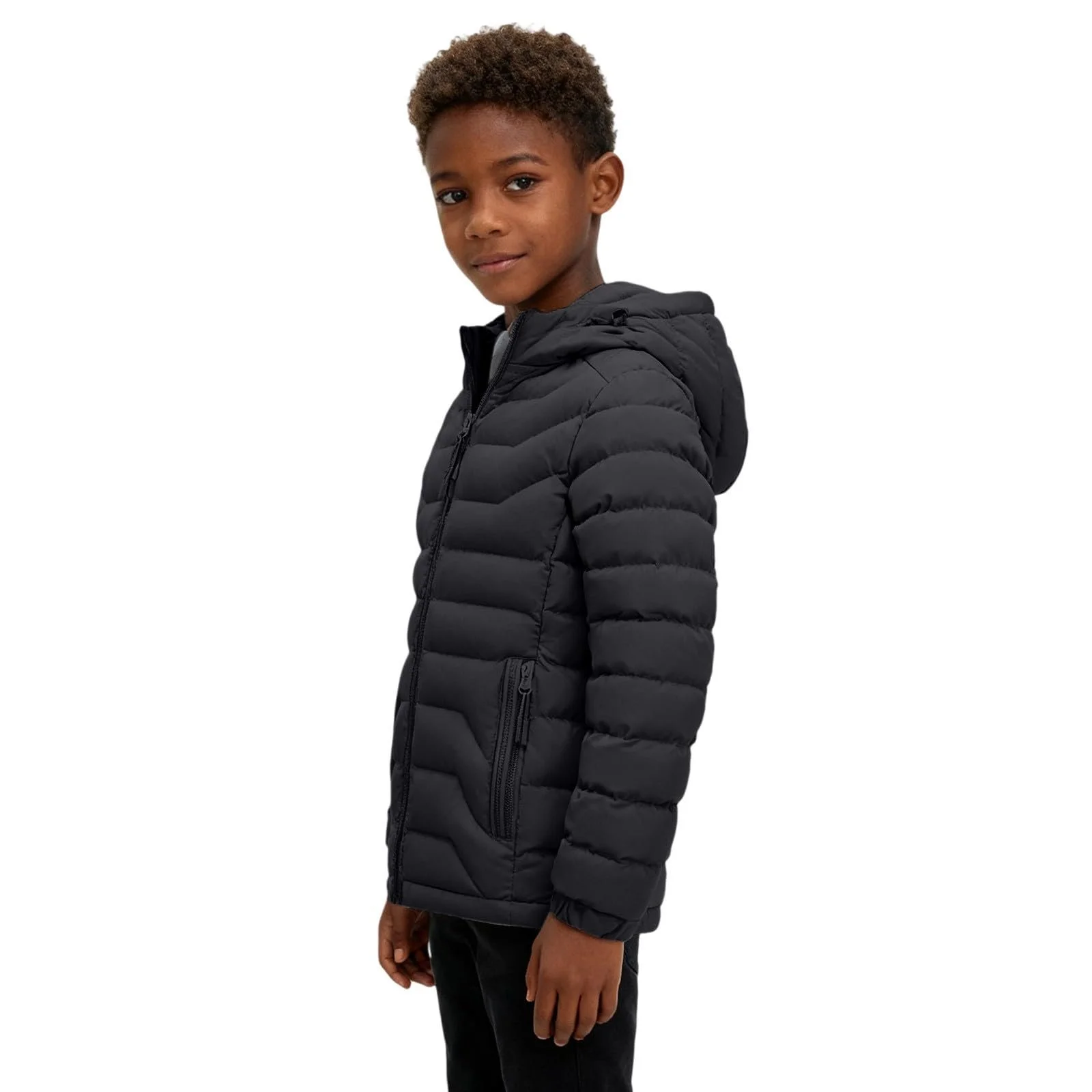 Зимова куртка Generisch з капюшоном, що знімається, фото №5