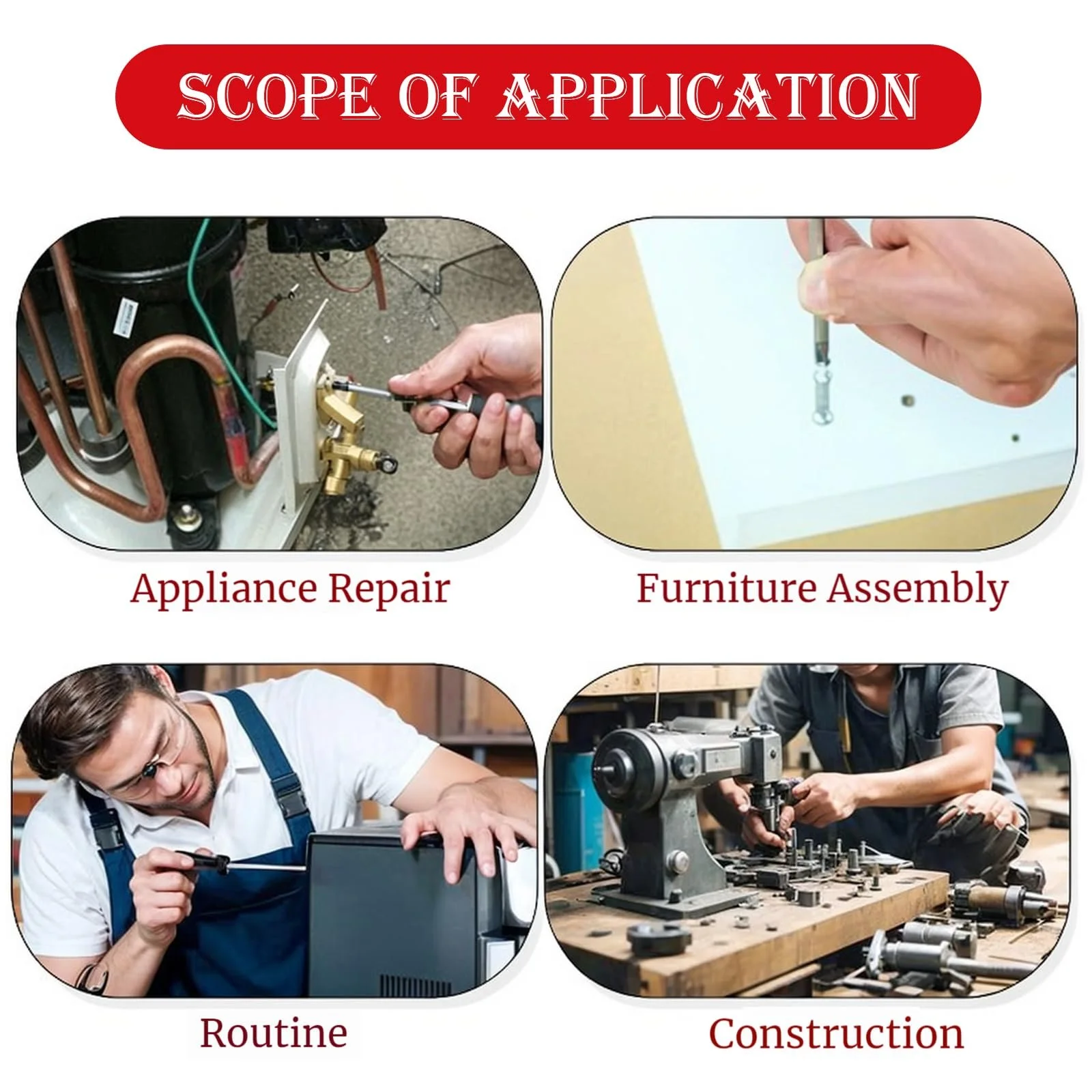 Викрутка хрестова Phillips Магнітна Chrome Vanadium Steel 6 x 250 мм, фото №3