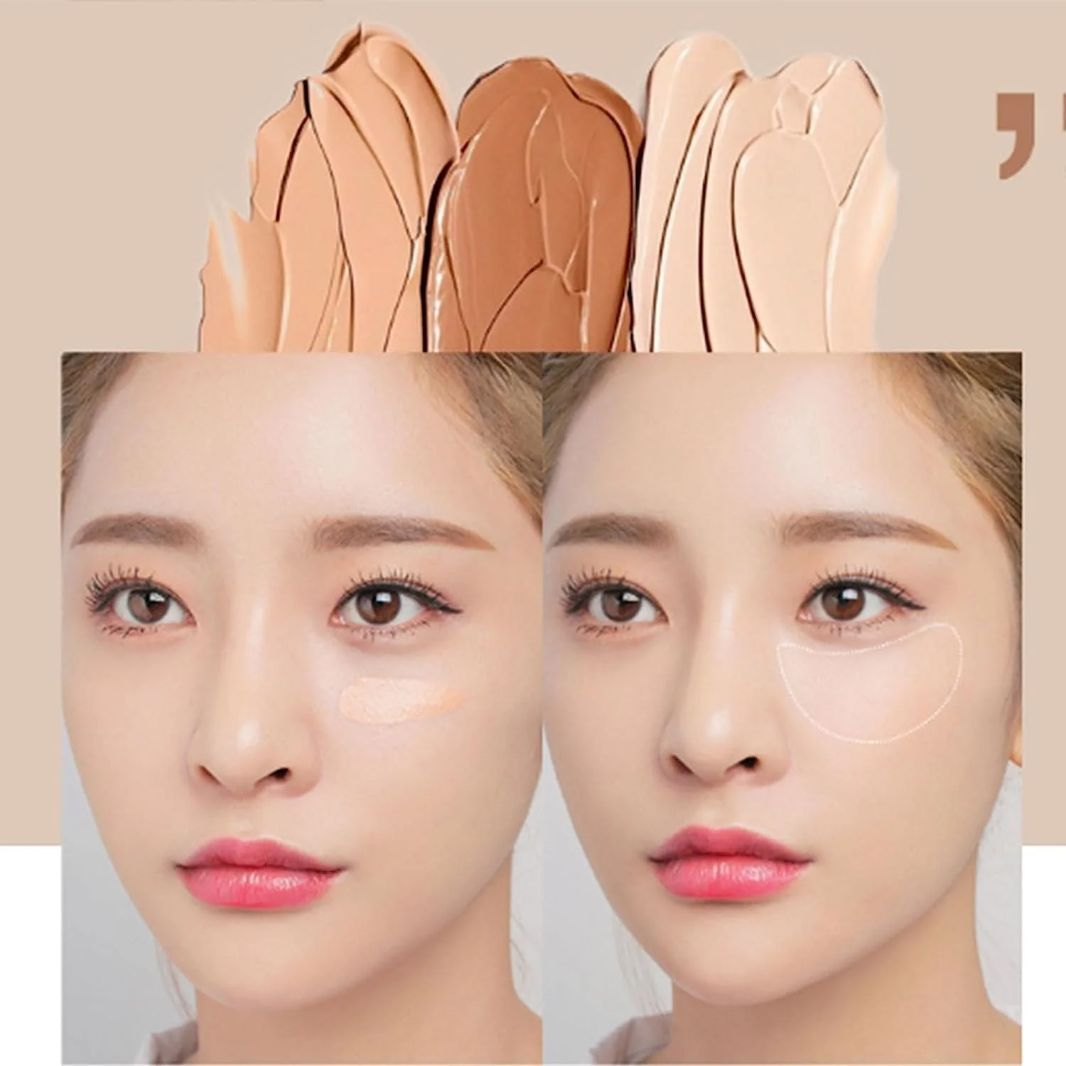 Палетка консилерів Mnsuid Carla Secret, 12 кольорів, палітра тональних основ консилерів, фото №5