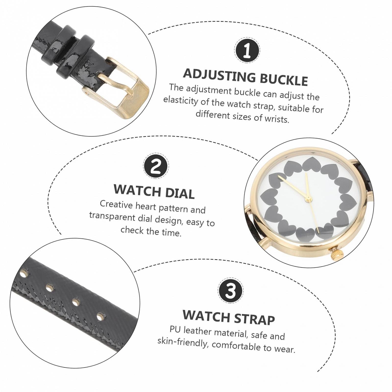 Кварцевые часы LIFKOME Черный, фото №5