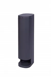 Розетка садова Bold Volo вуличне виконання 2 x Schuko IP44 3680 Вт 38.5 x 13.5 x 9.5 см Антрацит (19448) - Фото 1