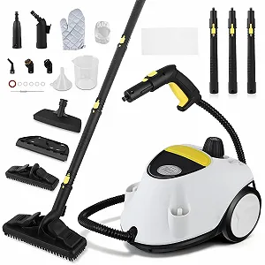 Купити Пароочисник ручний 2100 Вт 2.1 л 5 бар 22 аксесуари - Фото 1 Пароочисник ручний 2100 Вт 2.1 л 5 бар 22 аксесуари - Фото 1