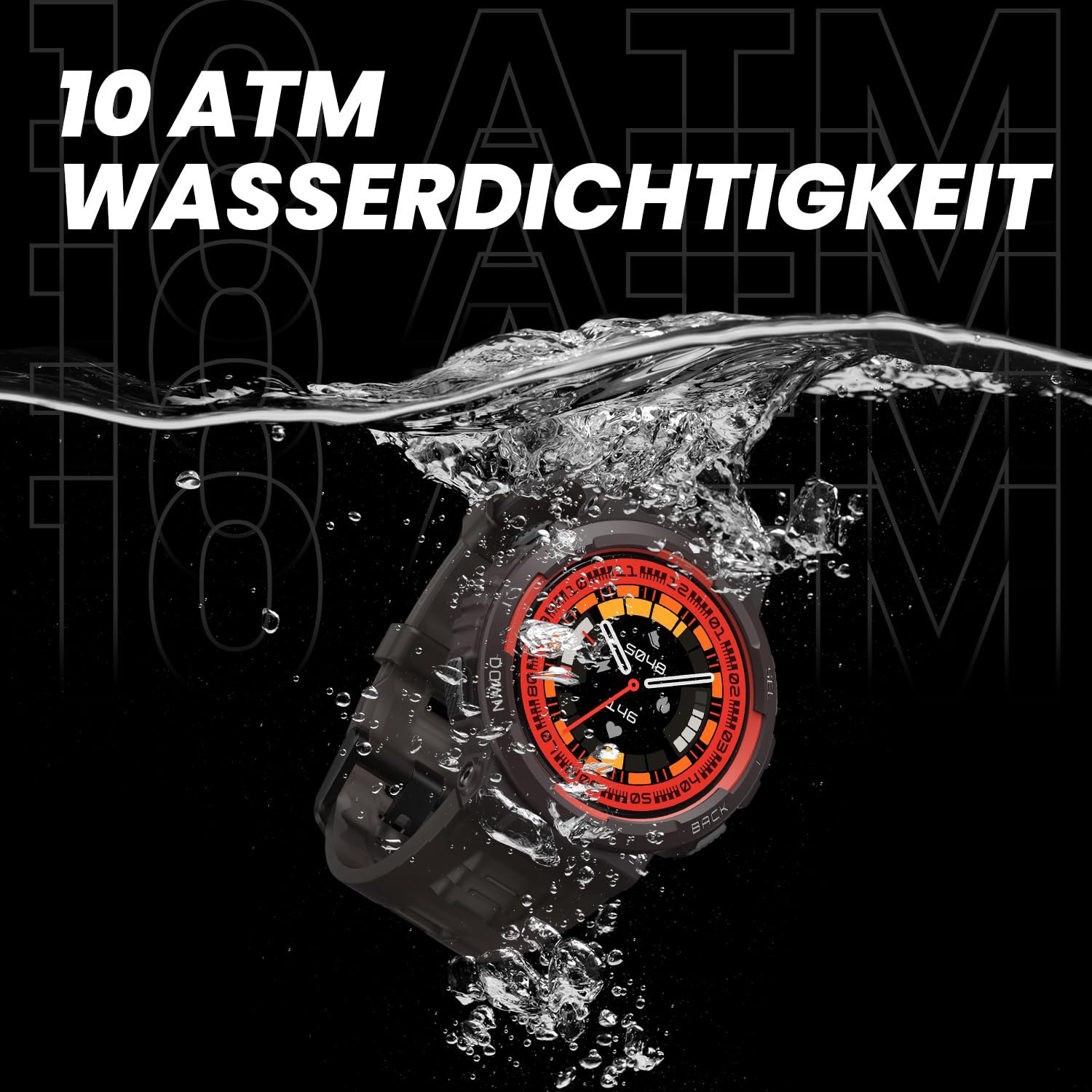 Смарт-годинник Amazfit Active Edge 46 мм, чорний, фото №8
