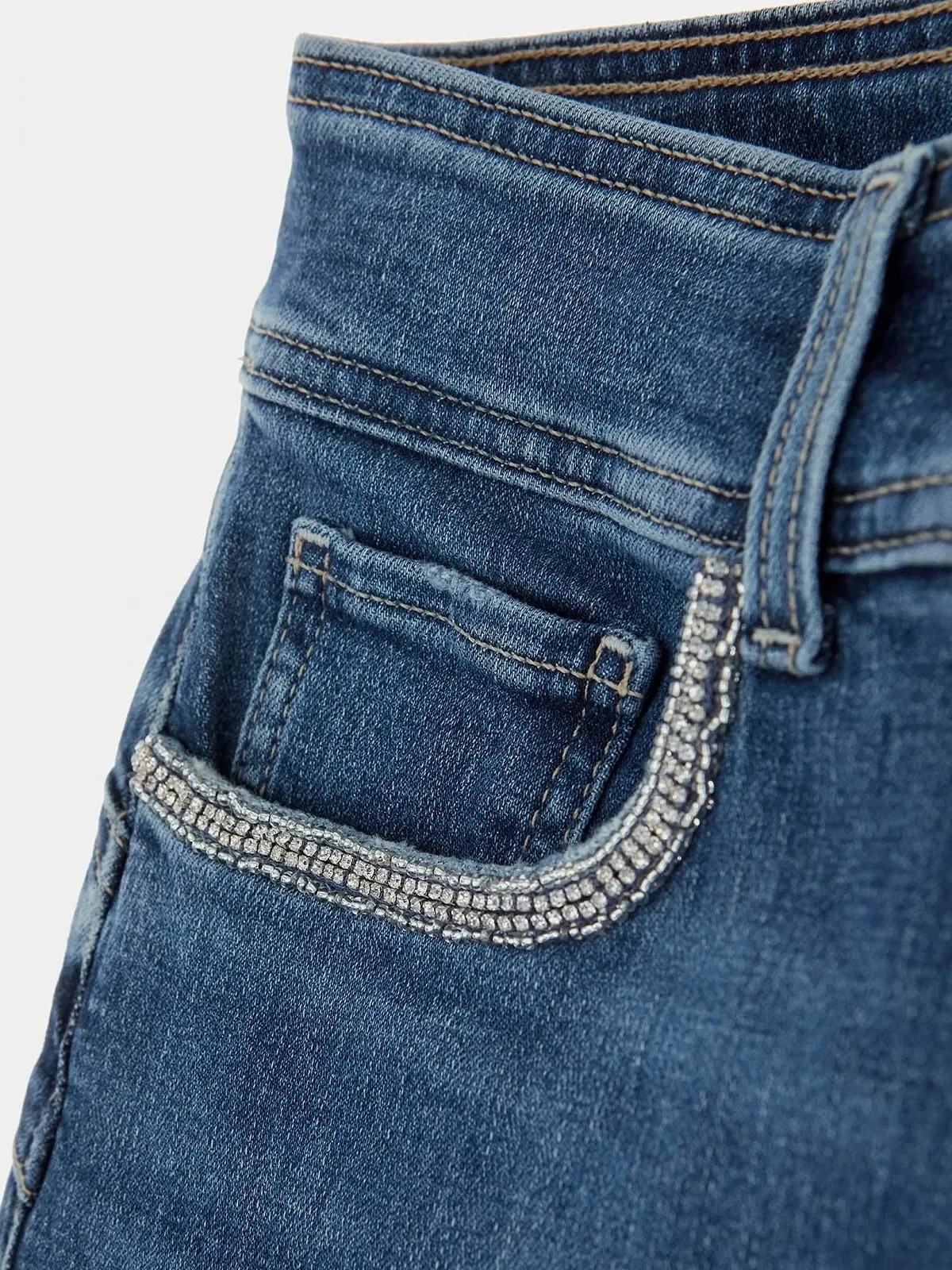 Жіночі джинсові штани Guess Skinny Fit Синій - 27, фото №7